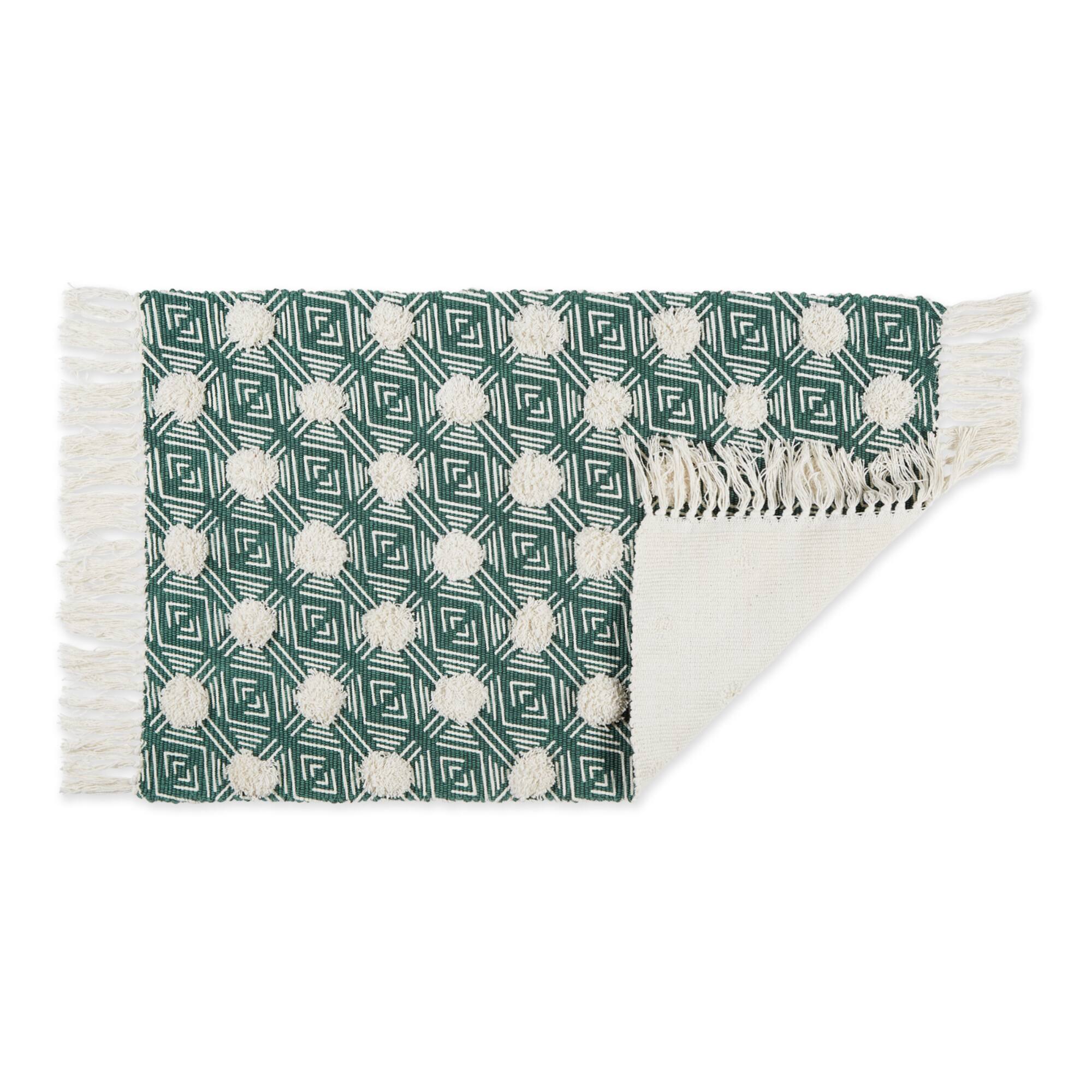 DII® Diamond Textured Hand-Loomed Shag Rug